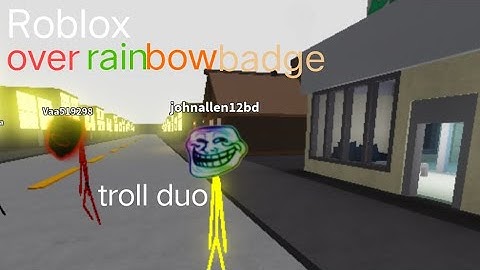 over rainbow badge in troll face rp wip/beta