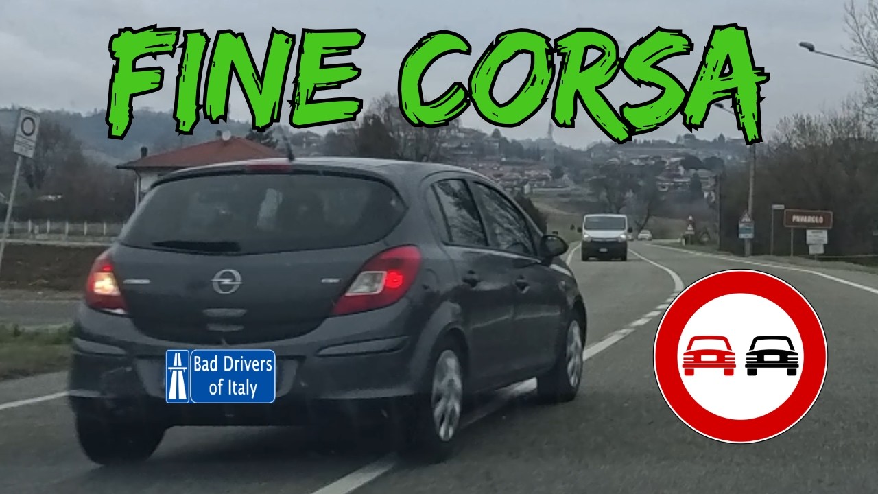 BAD DRIVERS OF ITALY dashcam compilation 3.5 - FINE CORSA