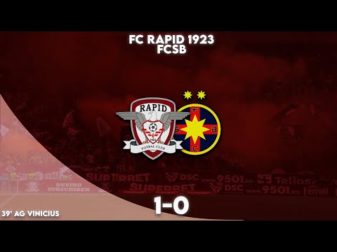 REZUMAT | Rapid - FCSB 1-0. Victorie uriașă pentru giuleșteni, dezamăgire pentru roș-albaștri