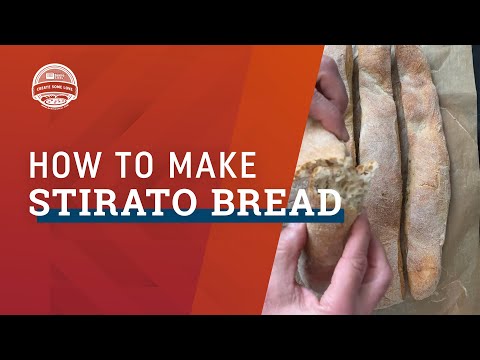 Video: Hoe Om Italiaanse Stirato-brood Te Maak