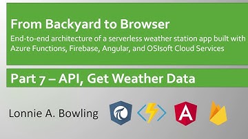 Atmo: API Getting Weather Data [7] - Backyard to Browser