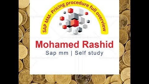 SAP MM- Pricing procedure  overview -calculation schema- schema group - condition type  -