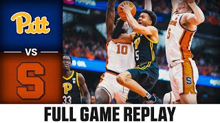 Pitt vs. Syracuse Full Game Replay | 2023-24 ACC Men’s Basketball