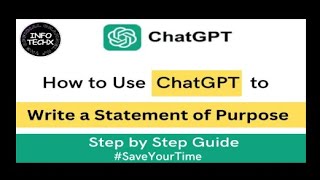 How to Use ChatGPT to Write a Statement of Purpose