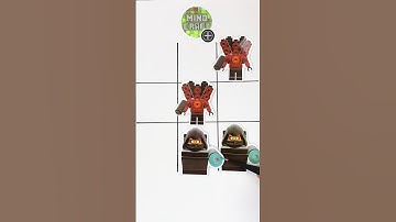 Try to Play in Tic Tac Toe with Skibidi Toilet & Speaker Man by Multiverse #skibidi #speakerman #diy