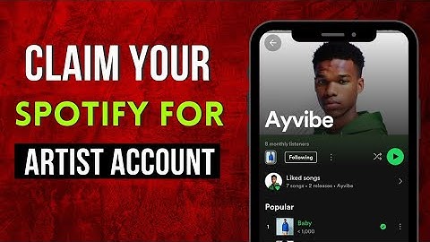 how to claim your spotify artist profile