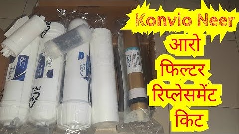 konvio Neer ro service kit with ro membrane and filter for all types of water purifier