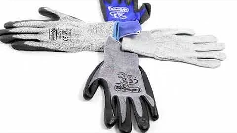 Unboxing CustomGrips Cut Resistant Work Gloves   Official CR 2 0 Review