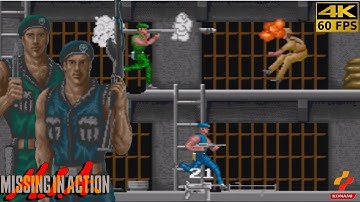 Missing in Action - 2Players [Arcade / 1989] 4K 60FPS