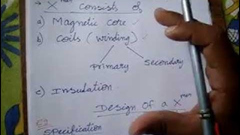 Design of  transformer.....part-1