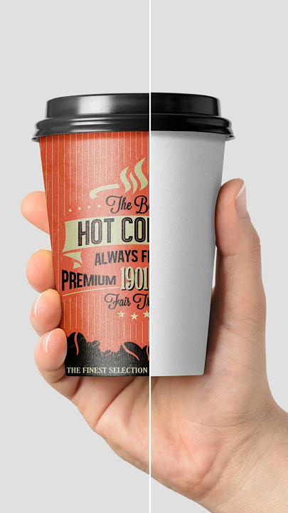 Create a Stunning Coffee Cup Mockup in Photoshop 2025 – Tutorial #jvpixeldesign #photoshop