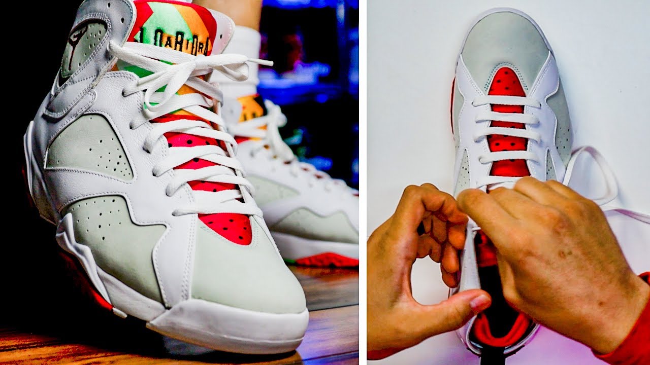How To Lace Air Jordan 7 (5 EASY WAYS 