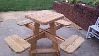 This is the first half of how I build these bar stool tables. These things are pretty cool. Materials are 10, 8