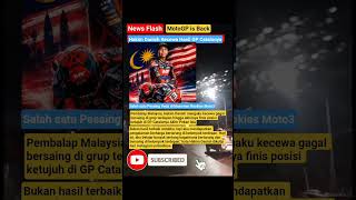 H. Danish Kecewa Hasil GP Catalunya #shortvideo #viral #news #motogp #moto3 #hakimdanish #malaysia