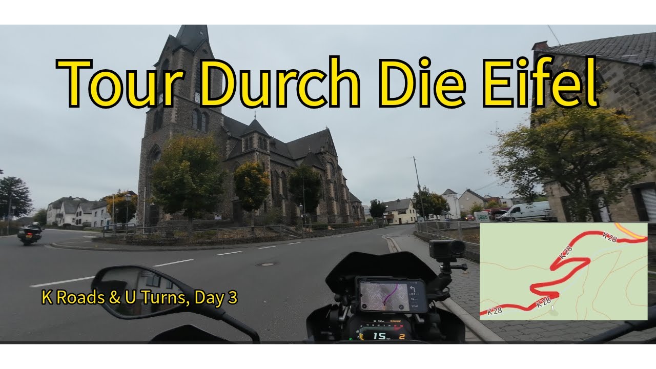 Eifel Mountains Day 3,  Paul goes the wrong way and I fall in love with K Roads.