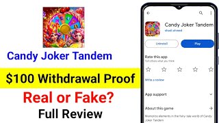 Candy Joker Tandem App Withdrawal Proof | Candy Joker Tandem App Real or Fake | Full Review