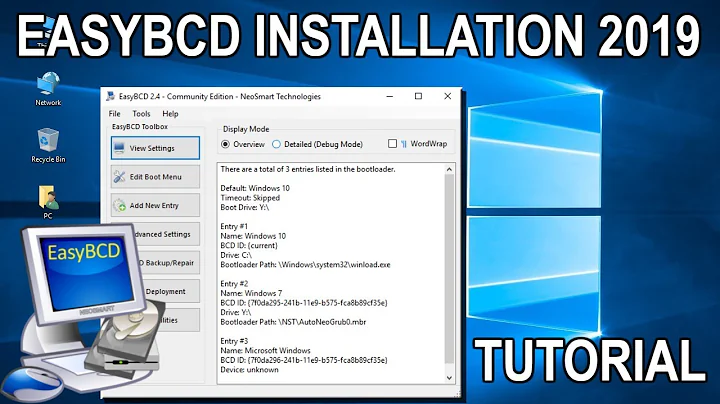 EasyBCD Dual Boot - Complete Installation Guide and Overview 2019