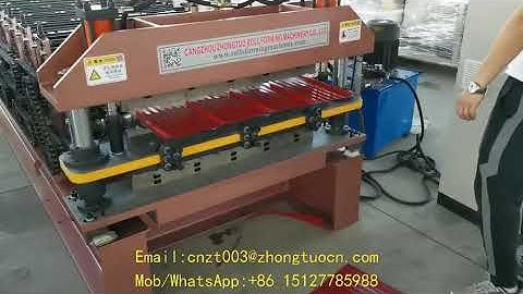 PV 5 and corrugated sheet Double layer roll forming machine