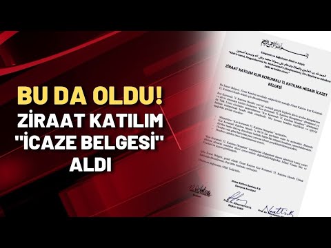 BU DA OLDU! ZİRAAT KATILIM \