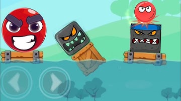 Red Bounce - Ball Escape Gameplay (Android iOS) | Walkthrough Gameplay Red Bounce Ball Escape