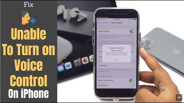 "Unable to Turn on Voice Control" on iPhone 12, 12 Mini, 12 Pro, Max & How to Fix