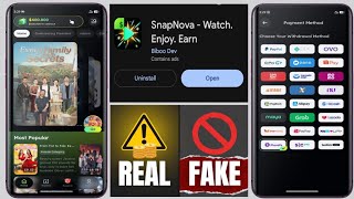 SnapNova App Real Or Fake - SnapNova App Legit Ba - Snapnova App Withdrawal  screenshot 4