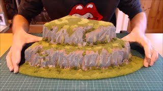 How to make stylised wargaming hills