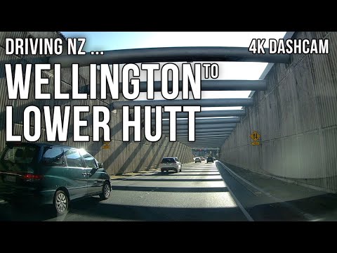 Driving New Zealand: Wellington to Lower Hutt 4k