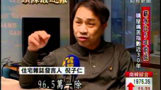 薪水比5年前低 購屋痛苦指數近30年高