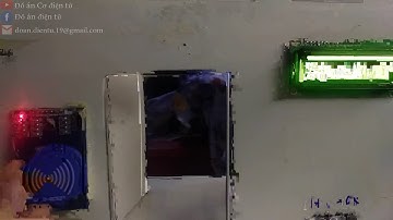 Mô hình đóng mở cửa tự động dùng thẻ RFID || Đồ án vi điều khiển || Đồ án Cơ điện tử