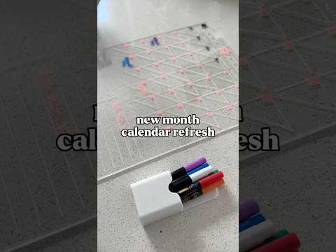 June Calendar Refresh Monthly Reset Routine