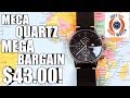 World's Cheapest Seiko Meca Q Watch! $43 Pagani Design!