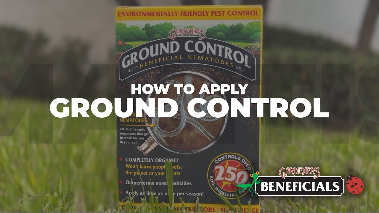 Ground control for pests: Methods of control