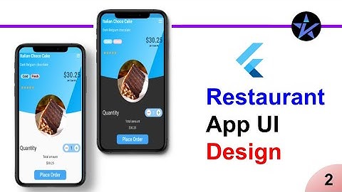 Flutter Tutorial | Restaurant App UI Design | Part - 2 | Food items info using Clipper - Food app