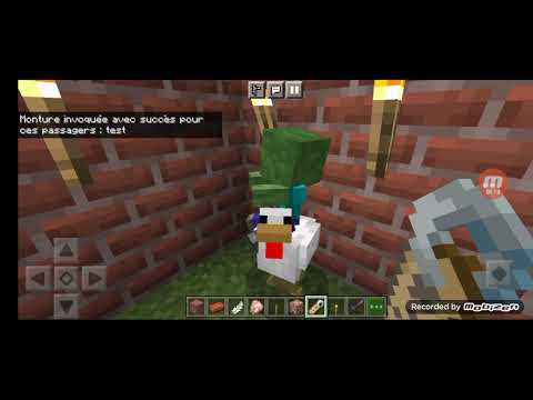 how to summon chicken jockey in minecraft - YouTube