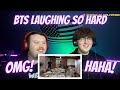 "BTS laughing so hard" | BTS Funny Moments | Reaction!!