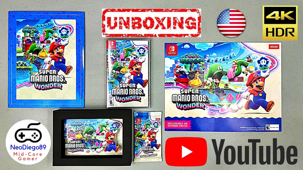 SUPER MARIO BROS. WONDER新品シュリンク付き Amazon.com: Nintendo Super Mario Bros. Wonder (UK, SE, DK, FI