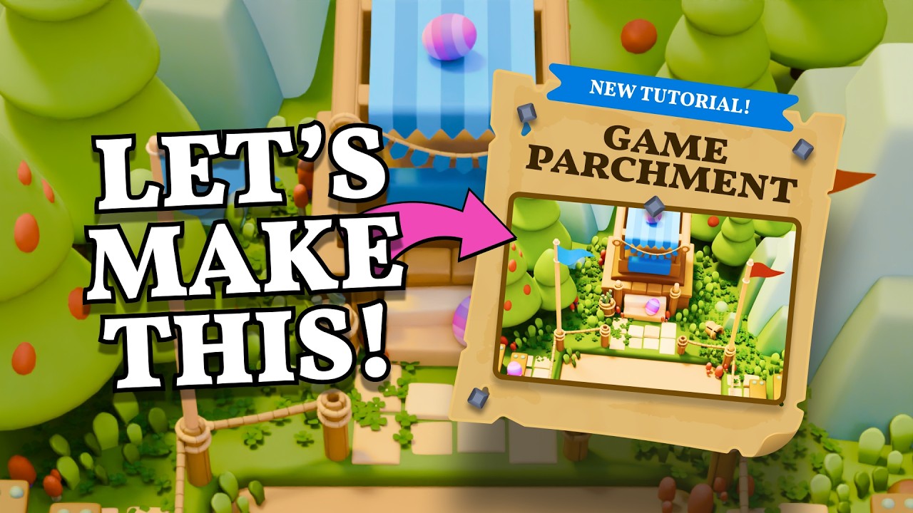 Parchment Gui Kit Designing a Popup Parchment UI for Mobile Games - YouTube