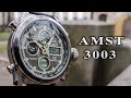 Amst 3003 double movement watch full review/ часы AMST 3003 часы обзор+настройка