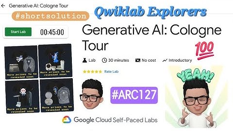 Generative AI: Cologne Tour || ARC127 || ARCADE June shortsolution #qwiklabs #arcade cloud swags 🚀🎉🎊