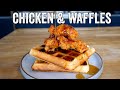 British Guy Tries American Chicken and Waffles