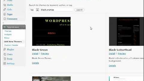 WebCraft - Wordpress Tutorial - Part 10 of 23: Add A Theme