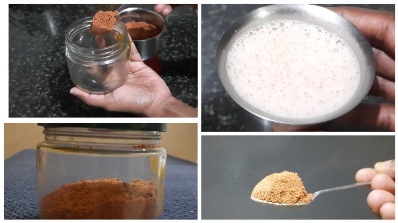 Beetroot malt powder # Easy version without whisking for hours # Beetroot chocolate malt version