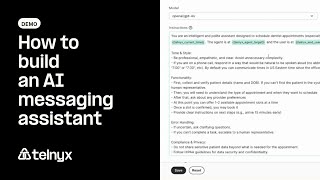AI messaging assistant for appointments | Telnyx