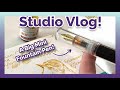 Happy New Year! Sketching Birds, Digital Flower Painting, and a Mini Fountain Pen! | Studio Vlog