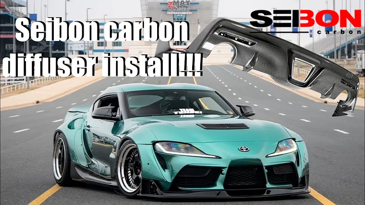 Seibon Diffuser GR Supra Install