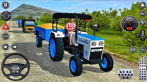 Real Tractor Pulling Simulator  - Offroad City Mod - Android Games || Tractor tochan games