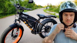 Electric fatbike 1500W DIY. How I broke an electric bike, assembly errors, review, tests.