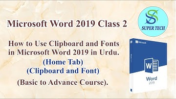 How to Use Clipboard and Fonts in Microsoft Word 2019