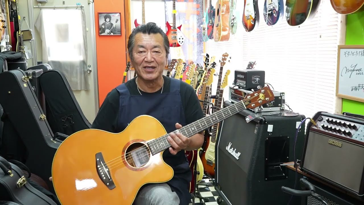 Yamaha CPX-7　コンパス　エレアコギター YAMAHA CPX-7 1998 Early Model Compass Series - YouTube